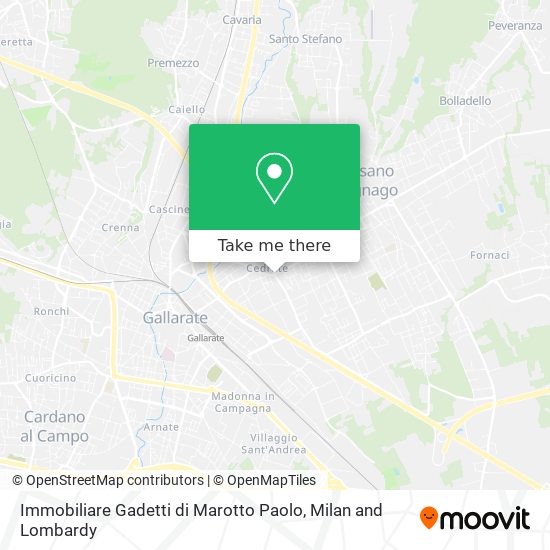 Immobiliare Gadetti di Marotto Paolo map
