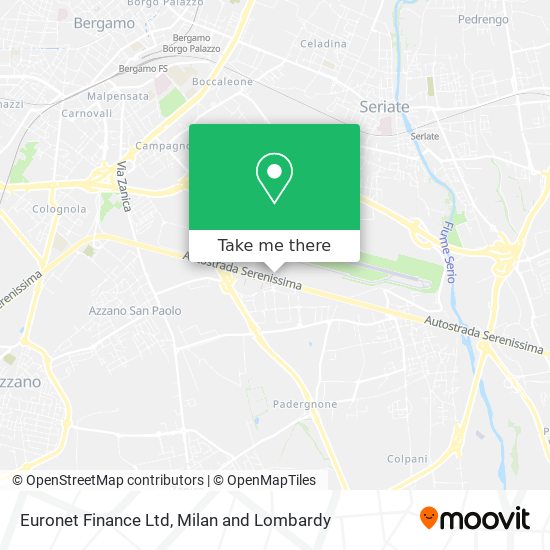 Euronet Finance Ltd map