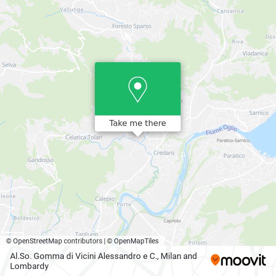 Al.So. Gomma di Vicini Alessandro e C. map