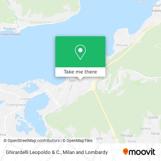 Ghirardelli Leopoldo & C. map