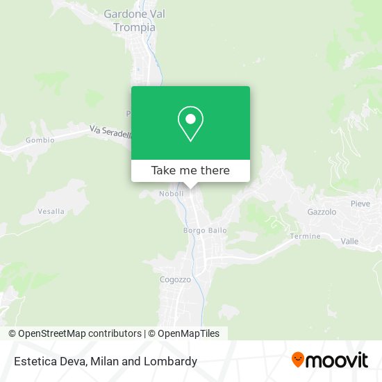 Estetica Deva map