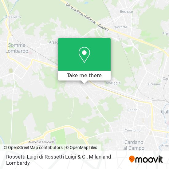 Rossetti Luigi di Rossetti Luigi & C. map