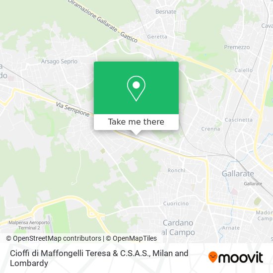 Cioffi di Maffongelli Teresa & C.S.A.S. map