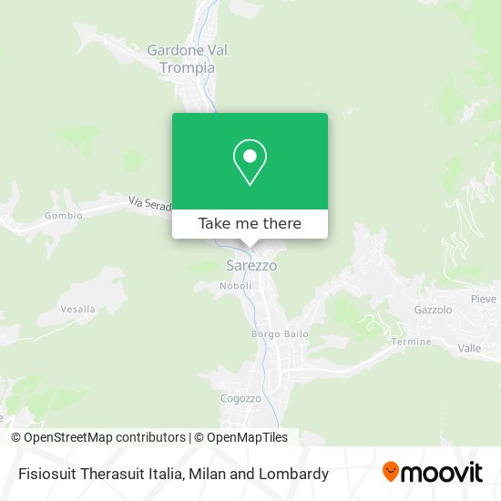 Fisiosuit Therasuit Italia map