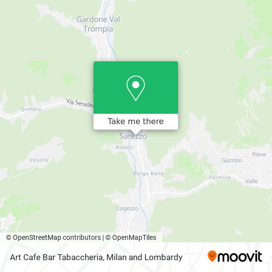 Art Cafe Bar Tabaccheria map