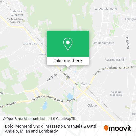 Dolci Momenti Snc di Mazzetto Emanuela & Gatti Angelo map