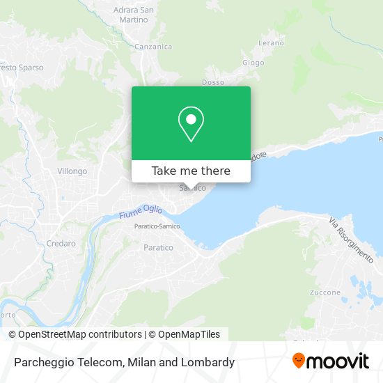 Parcheggio Telecom map