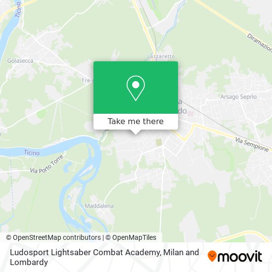 Ludosport Lightsaber Combat Academy map