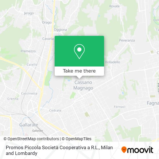 Promos Piccola Società Cooperativa a R.L. map