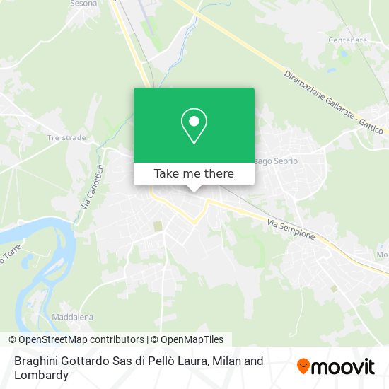 Braghini Gottardo Sas di Pellò Laura map