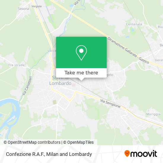 Confezione R.A.F. map