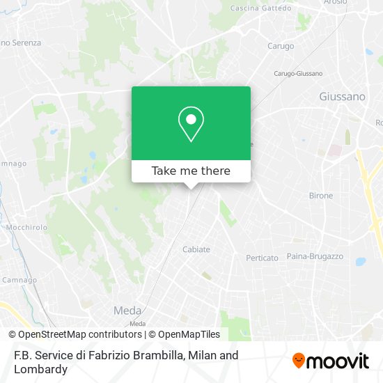 F.B. Service di Fabrizio Brambilla map