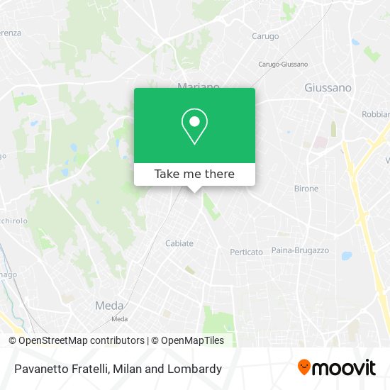 Pavanetto Fratelli map