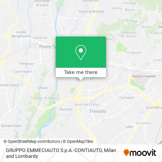 GRUPPO EMMECIAUTO S.p.A.-CONTIAUTO map