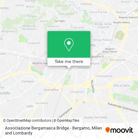 Associazione Bergamasca Bridge - Bergamo map