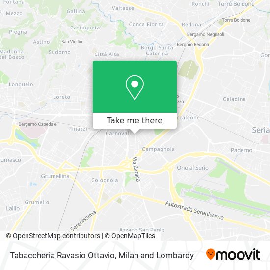 Tabaccheria Ravasio Ottavio map