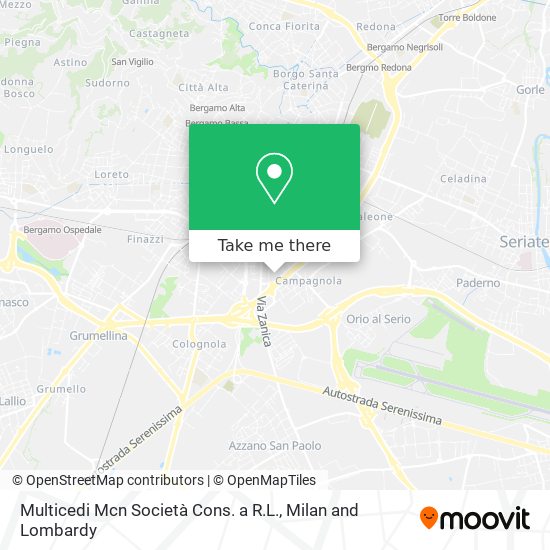 Multicedi Mcn Società Cons. a R.L. map