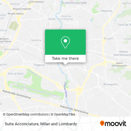 Suite Acconciature map