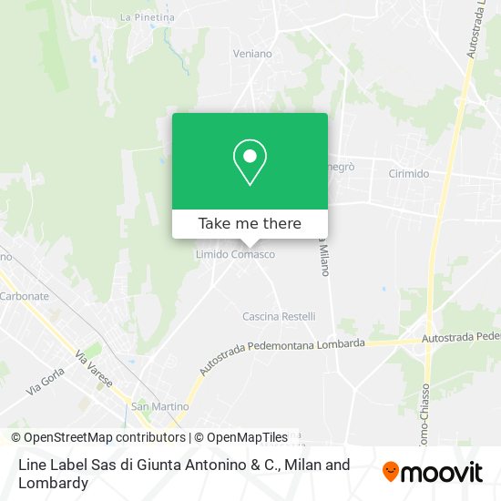 Line Label Sas di Giunta Antonino & C. map
