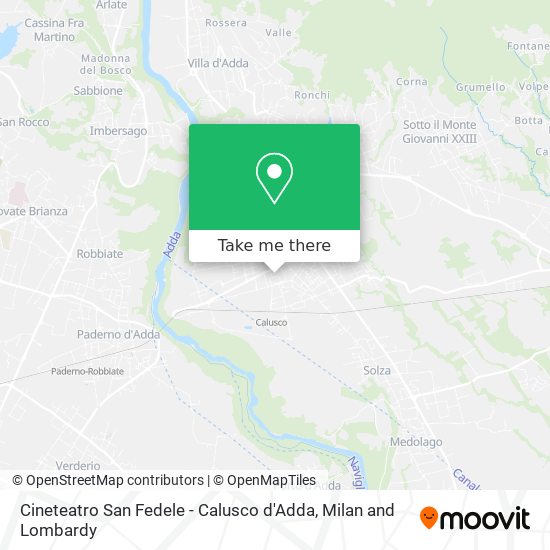 Cineteatro San Fedele - Calusco d'Adda map