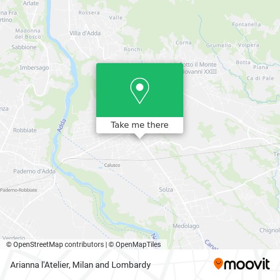 Arianna l'Atelier map