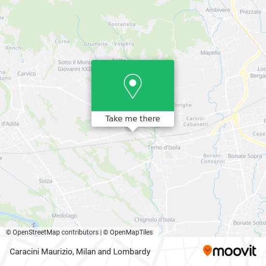 Caracini Maurizio map