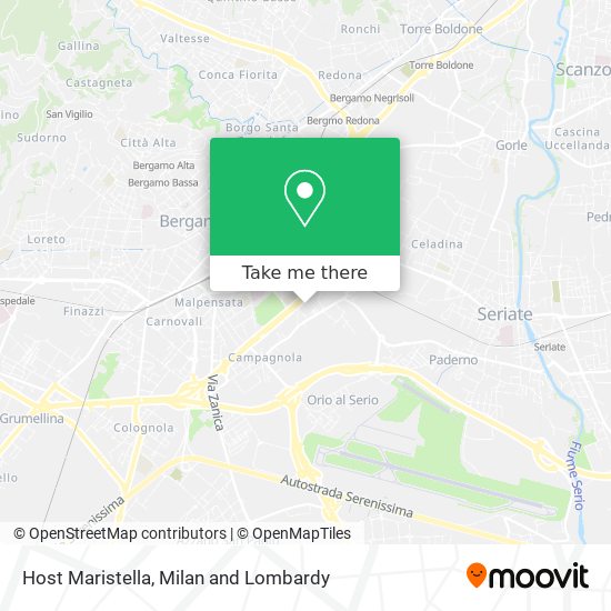 Host Maristella map