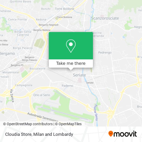 Cloudia Store map