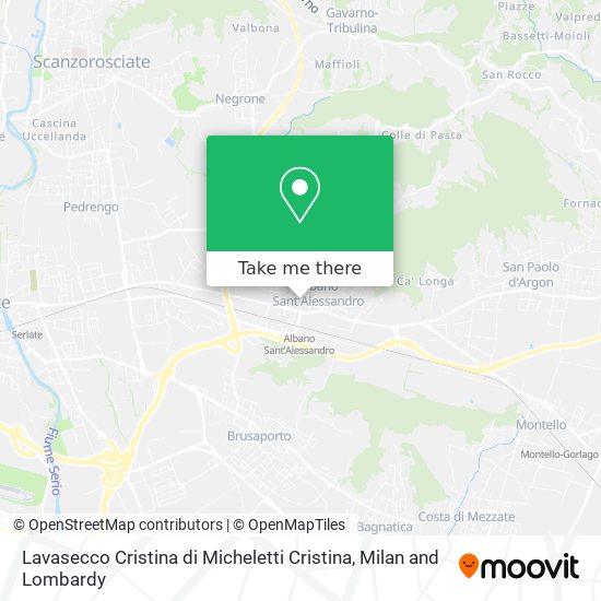 Lavasecco Cristina di Micheletti Cristina map