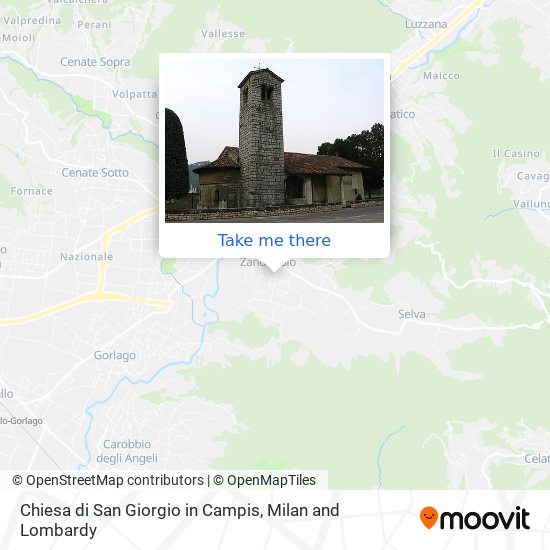 Chiesa di San Giorgio in Campis map