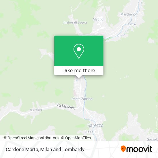 Cardone Marta map