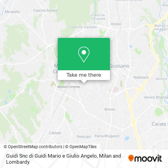 Guidi Snc di Guidi Mario e Giulio Angelo map