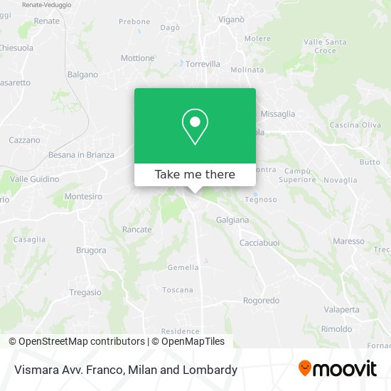 Vismara Avv. Franco map
