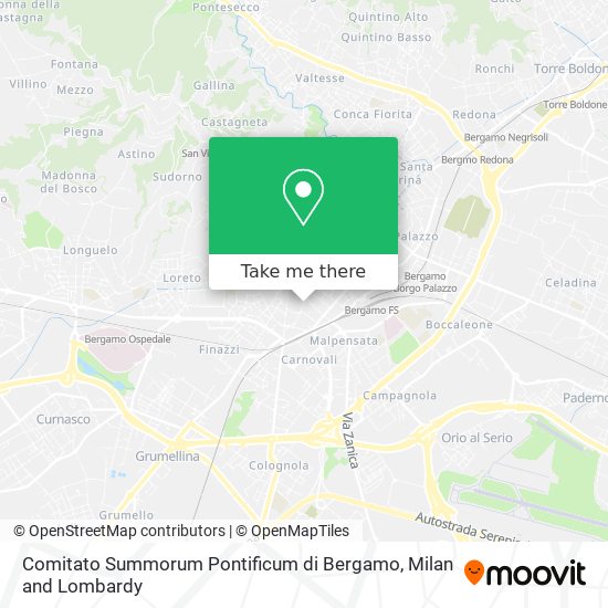 Comitato Summorum Pontificum di Bergamo map