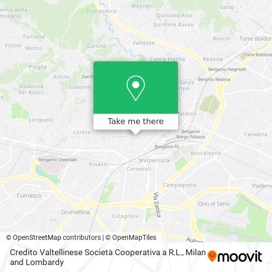 Credito Valtellinese Società Cooperativa a R.L. map