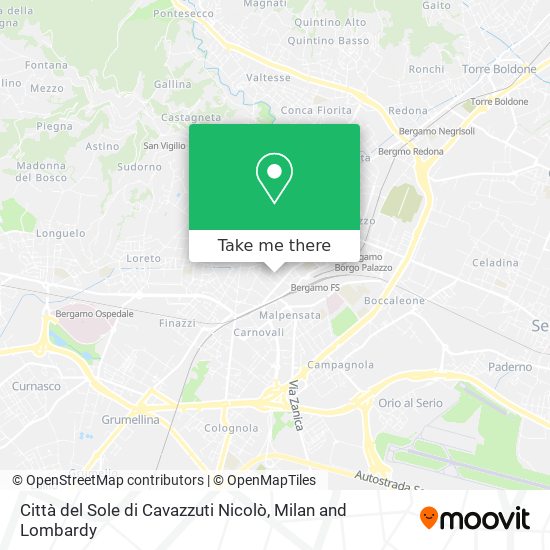 Città del Sole di Cavazzuti Nicolò map