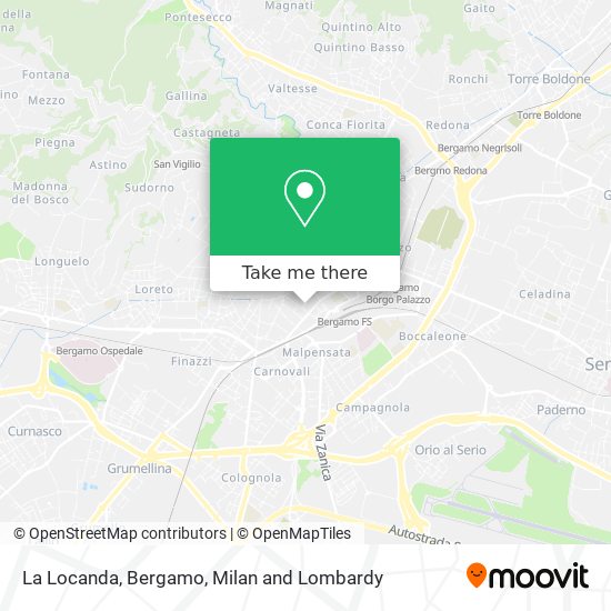 La Locanda, Bergamo map