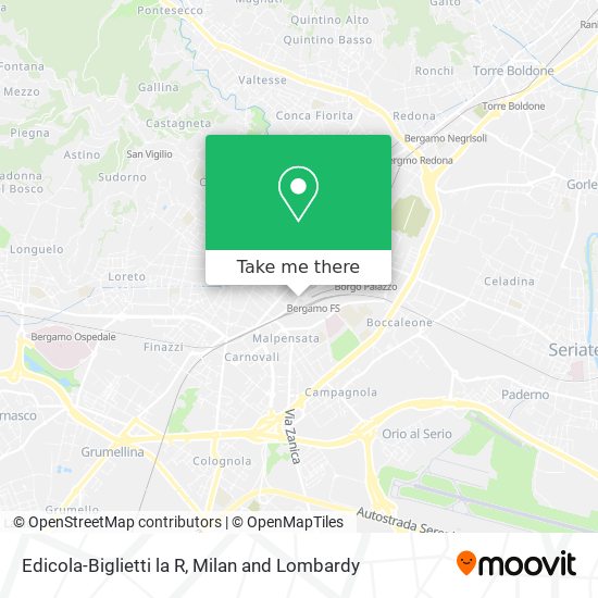 Edicola-Biglietti la R map