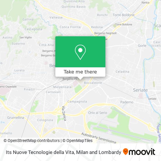 Its Nuove Tecnologie della Vita map