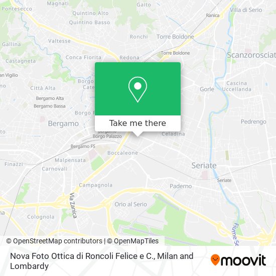 Nova Foto Ottica di Roncoli Felice e C. map