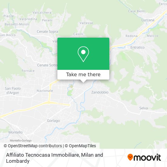 Affiliato Tecnocasa Immobiliare map