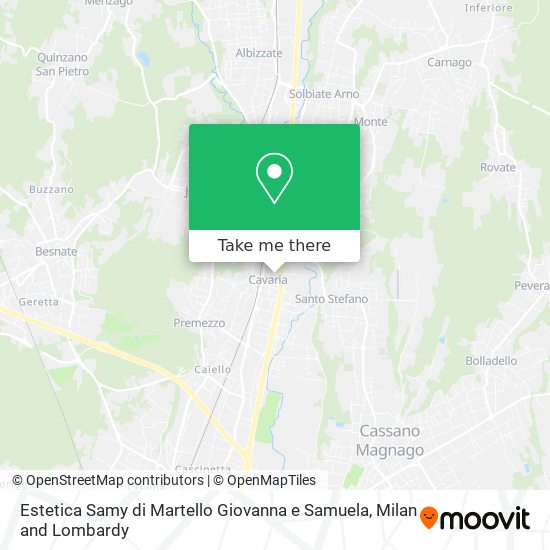 Estetica Samy di Martello Giovanna e Samuela map