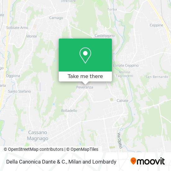 Della Canonica Dante & C. map