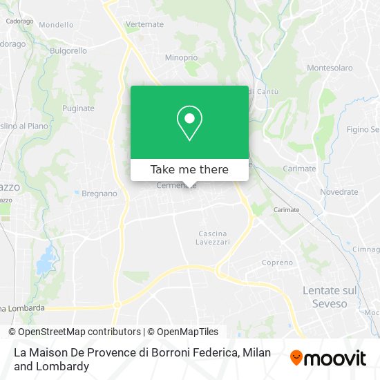 La Maison De Provence di Borroni Federica map