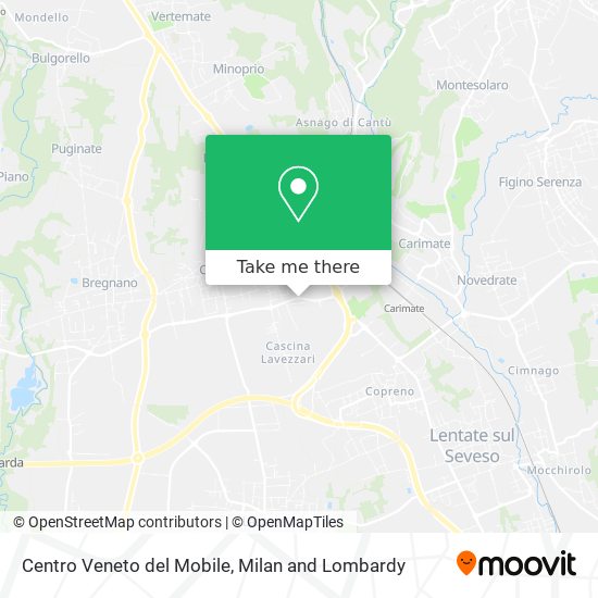 Centro Veneto del Mobile map
