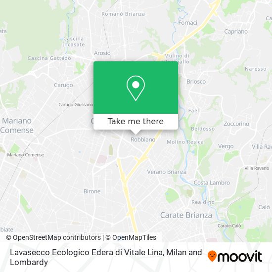 Lavasecco Ecologico Edera di Vitale Lina map