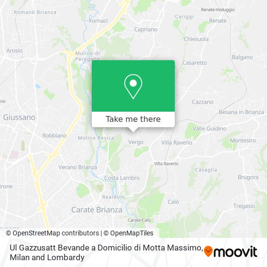 Ul Gazzusatt Bevande a Domicilio di Motta Massimo map