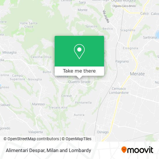 Alimentari Despar map