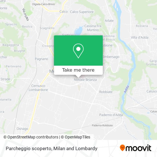 Parcheggio scoperto map