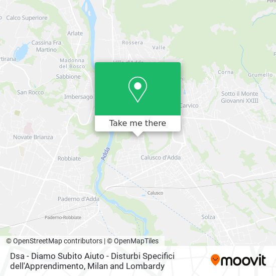 Dsa - Diamo Subito Aiuto - Disturbi Specifici dell'Apprendimento map